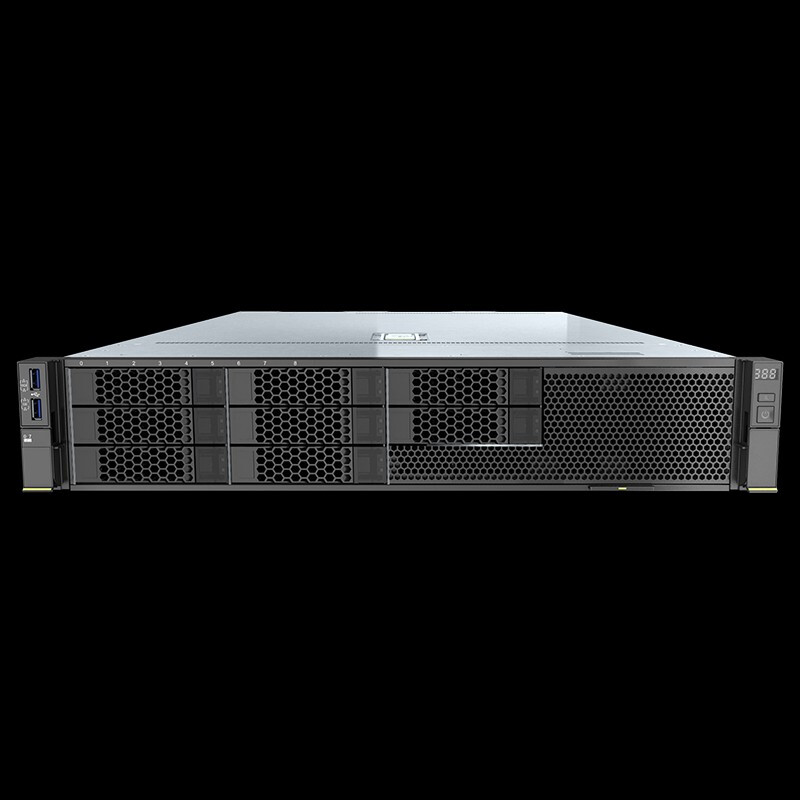 华为超聚变2288H V5服务器评测 2U机架式8大盘位，银牌4210双路20核澎湃动力